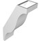 Ekena Millwork 5 1/2-in. W x 10-in. D x 18-in. H Funston Architectural Grade PVC Knee Brace BRCP055X10X18FST - alternate 5